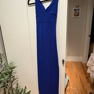 Minuet Petite Royal Blue Maxi Dress